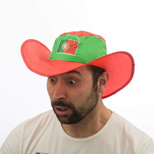 Chapeau portugais de luxe en coton orange – Luisa Paixao